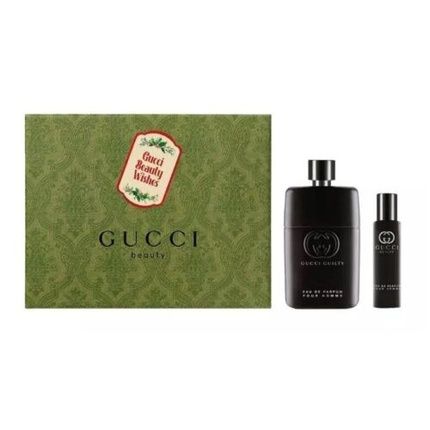 Gucci Guilty Pour Homme 3.0 Oz Edp Spray Mens Cologne 0.5 Oz Edp Spray Set