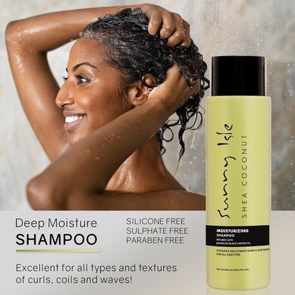 Sunny Isle Shea Coconut Moisturizing Shampoo Infused With Jamaican Black Castor