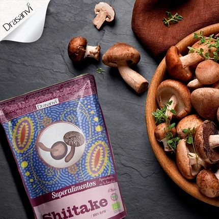 Drasanvi Shiitake Bio 125 Gr Doypack Superfood 125 G - Image 3
