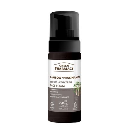 Elfa Pharm Green Pharmacy رغوة تنظيف الوجه بالخيزران نياسيناميد 150 مل