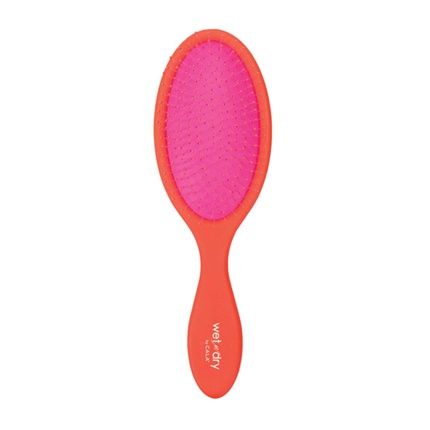 Wet-N-Dry Hair Brush Orange/Hot Pink