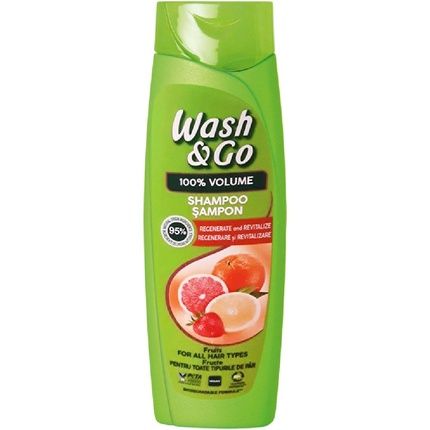 Wash&Go Shampoo 360Ml Fruits Refreshing Fruit Scent