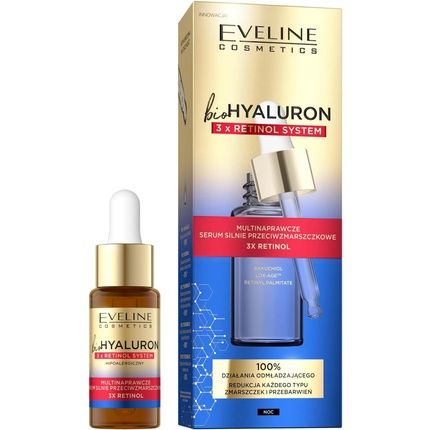 Eveline Cosmetics Biohyaluron 3X Retinol System Advanced Anti-Wrinkle Repair