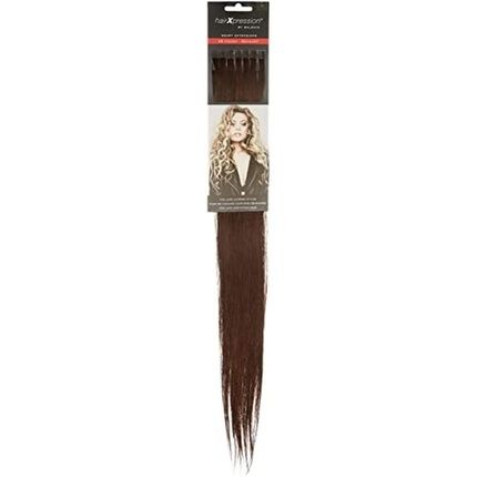 Balmain Hairxpression Human Hair 25-Pieces 50Cm Length 2 Dark Brown 190G