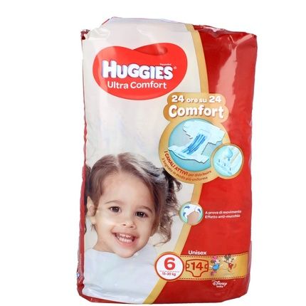 Huggies Ultra Comfort Diapers 14 Pieces Size 6