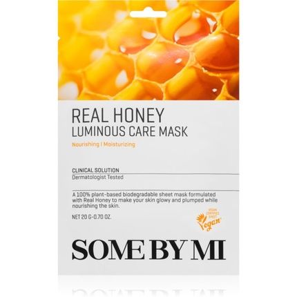 Some By Mi Daily Solution Honey Luminous Care Face Mask - 20 G
