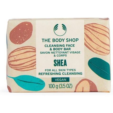 The Body Shop Shea Soap Face & Body Cleansing Bar 100G