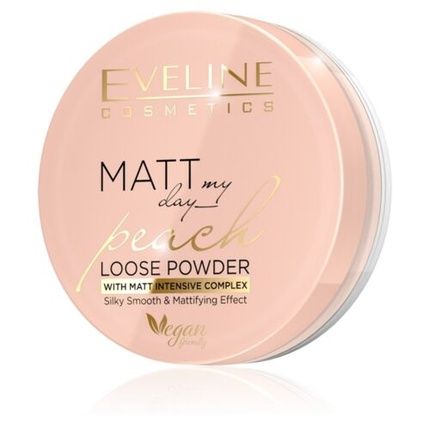 Matt My Day Peach Loose Powder Mattifying Setting Powder