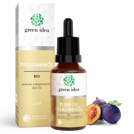 Green Idea Organic Plum Oil 100% Pure Cold-Pressed Face Oil