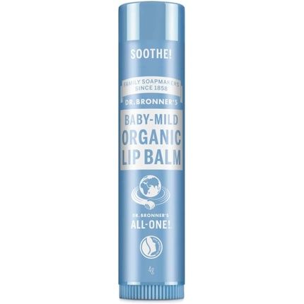 Dr Bronner'S Baby Mild Lip Balm With Organic Oils And No Synthetic Ingredients 4G