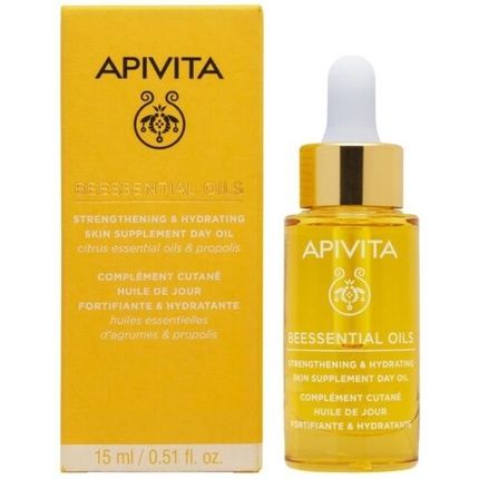 Apivita Beesential Oils Strengthening And Hydrating Skin Supplement Day Oil 15Ml - Image 4