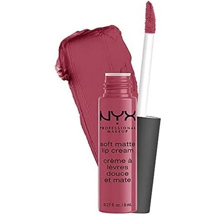 Nyx Professional Makeup Soft Matte Lip Cream Lightweight Liquid Lipstick Sao Paulo Bubblegum Pink