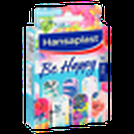 16 Hansaplast Finger Strips Be Happy #2 Colorful Plasters