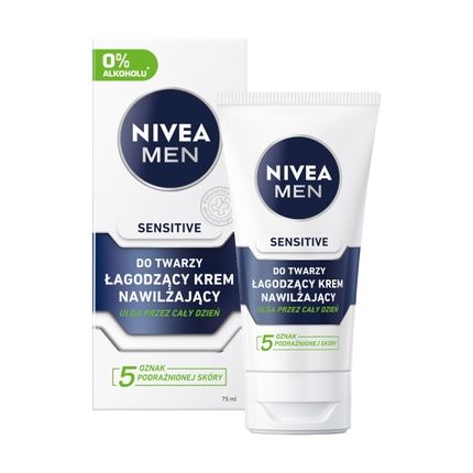 Nivea Men Sensitive Soothing Moisturizing Cream 75Ml