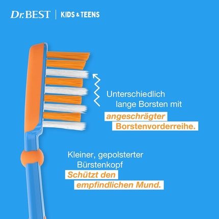 Dr. Best Kids & Teens Toothbrush For Ages 6 To 13 Soft - Image 3
