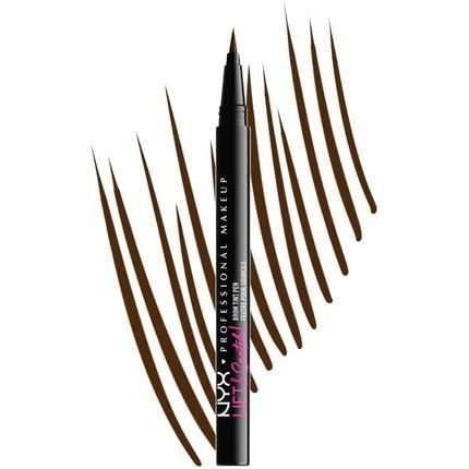 Nyx Professional Makeup Lift And Snatch Brow Tint Pen Smudge-Proof Transfer-Proof Espresso 08