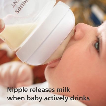 Philips Avent Natural Response Bottle Teat Baby Bottle Flow 3 Teats For Newborn Babies 1+ Months Bpa Free Model Scy963/02 - Image 3