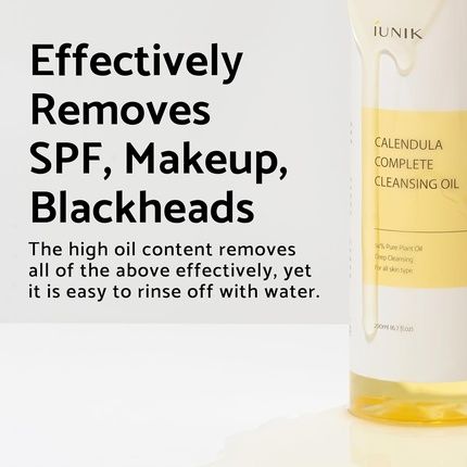 Iunik Calendula Complete Deep Vegan Cleansing Oil 200Ml - Image 3