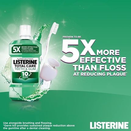 Listerine Teeth & Gum Defence Fresh Mint Mouthwash 500Ml
