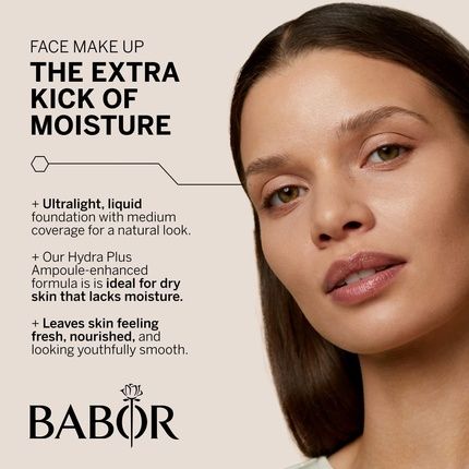 Babor Make Up Hydra Liquid Foundation With Moisturizing Serum 30Ml 03 Peach Vanilla