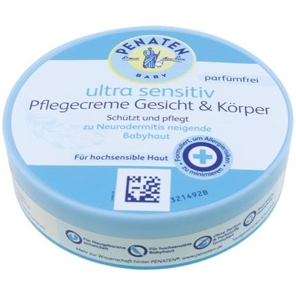 Penaten Penaten Care Cream Face And Body Ultra Sensitive 100 Ml Scentfree