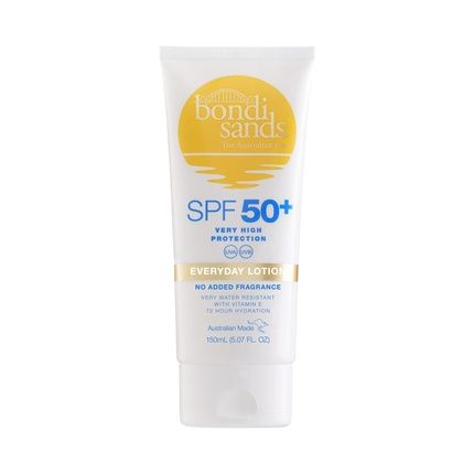 Bondi Sands Everyday Body Lotion Spf 50+ Fragrance Free - High Protection Sunscreen