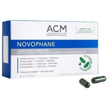 Novophane Hair Loss Alopecia Hair And Nails Fragility Regrowth Supplement 180 Capsules - 3 Month Supply