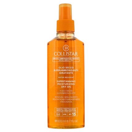 Collistar Super Tanning Dry Oil Spf 15 200Ml Moisturizing Sunscreen For The Body - Image 3