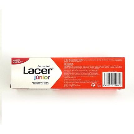 Lacer Junior Tooth Gel Strawberry 75Ml - Image 3