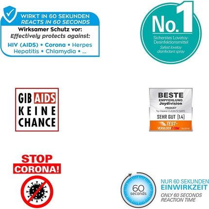 Joydivision 13901 Clean'N'Safe Cleaning, Care, And Disinfectant 200Ml - Image 3