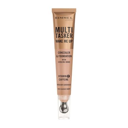 Rimmel Multi-Tasker Wake Me Up Foundation And Concealer 045 Classic Ivory 20Ml