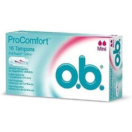 O.B. Pro Comfort Mini Tampons 16 Count