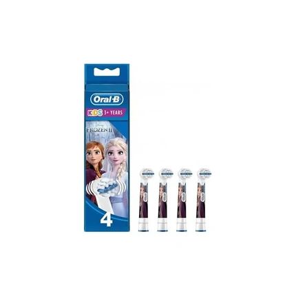 Oral-B Pro Kids Electric Toothbrush Head With Disney Frozen Characters Extra Soft Bristles - Pack Of 4