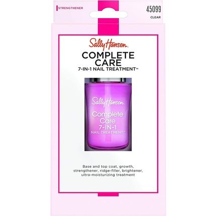Sally Hansen Complete Care 7-In-1 Nail Treatment Strengthener Clear 0.45 Fl Oz 13.5Ml
