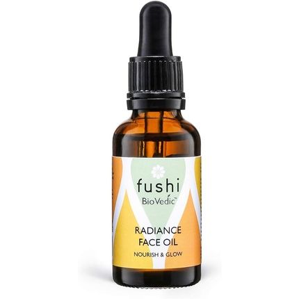 Fushi Biovedic Radiance Face Oil 30Ml Ayurvedic Herb Manjisthta, Kalahari Melon Seed & Raspberry Seed