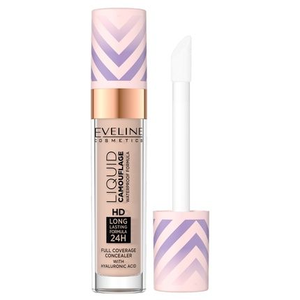 Eveline Liquid Camouflage Hd Waterproof Concealer With Hyaluronic Acid 05 Light Sand 7.5Ml