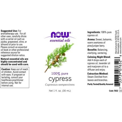 Now Foods Cypress Oil 1-Fluid Ounce