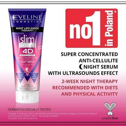 Eveline Cosmetics Slim Extreme 4D Professional Anti-Cellulite Firming Body Cream 250Ml