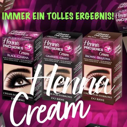 Henna Eyebrow And Eyelash Color Cream For Home Use 15Ml