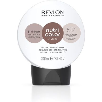 Revlon Professional Nutri Color Filters Toning Filters Pearly Ash Brown 512 240Ml