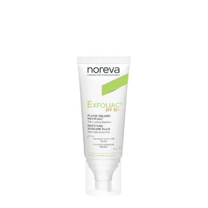Noreva Exfoliac Solar Fluid Spf 50 40Ml High Protection Sunscreen
