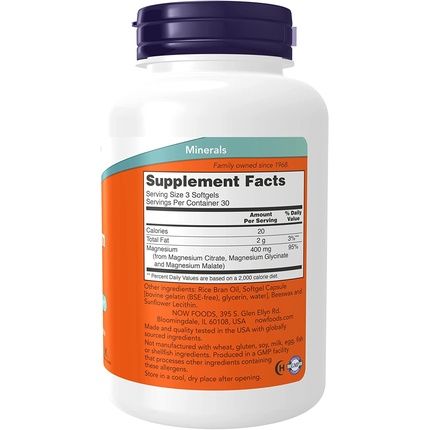 Magnesium Citrate 90 Softgels