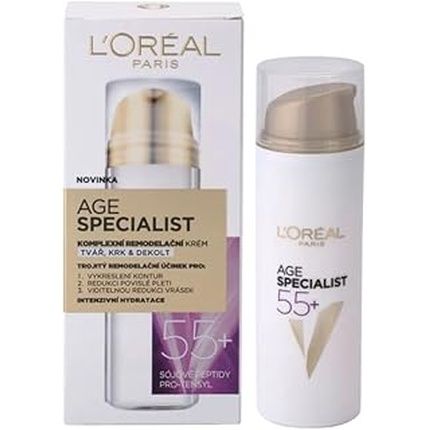 L'Oreal Paris 55+ Complex Cream Care Sculptor For Face, Neck And Decollete - 50 Ml