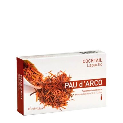 Calendula Pau D'Arco Cocktail Lapacho 20 Ampoules By Calendula