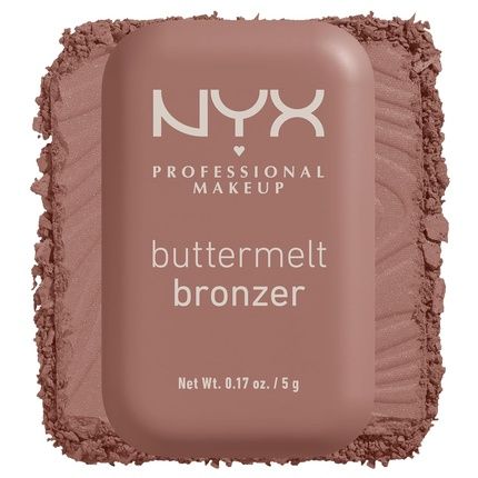 Nyx Professional Makeup Matte Buttermelt Bronzer Longwear Face Makeup Vegan Formula All Butta'D Up 02 0.17 Ounce