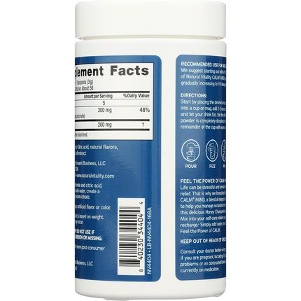 Natural Vitality Honey Chamomile Calm Mind 6Oz