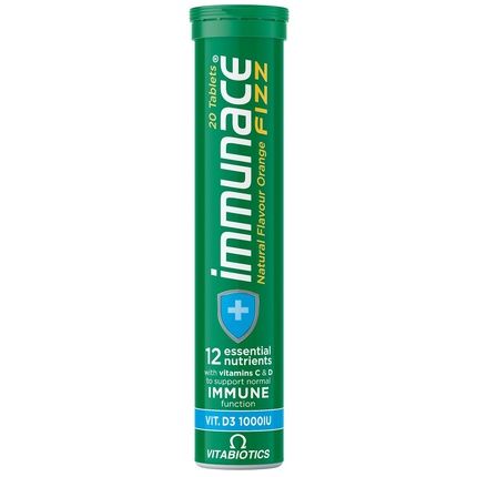 Vitabiotics Immunace Fizz Dietary Supplement Supporting Immunity - 20 Tablets