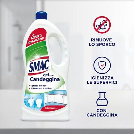 Smac Gel With Bleach, With Active Bicarbonate, 850 Ml - Image 3