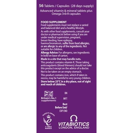 Vitabiotics Wellteen Him Plus 56 Tablets/Capsules - Image 3