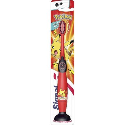 Signal Junior Pokemon Toothbrush For Kids 6+ With Ultra Soft Bristles